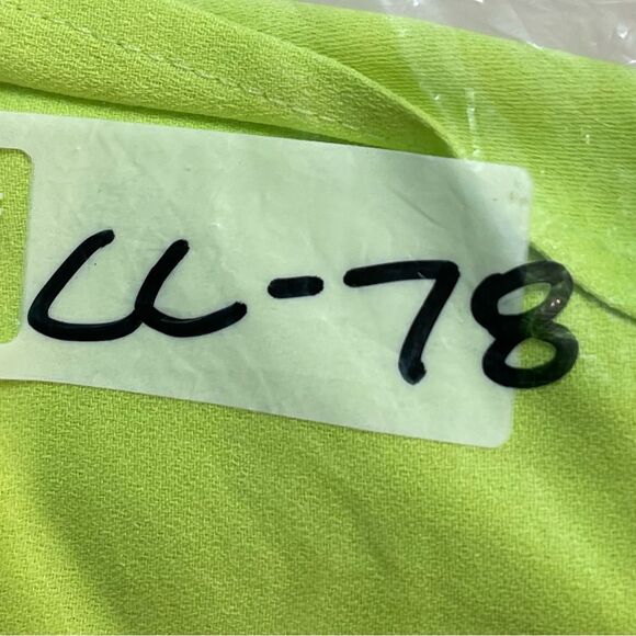 Lew Magram Neon Lime Green Top & Bottom Set Size 14 - Picture 16 of 16